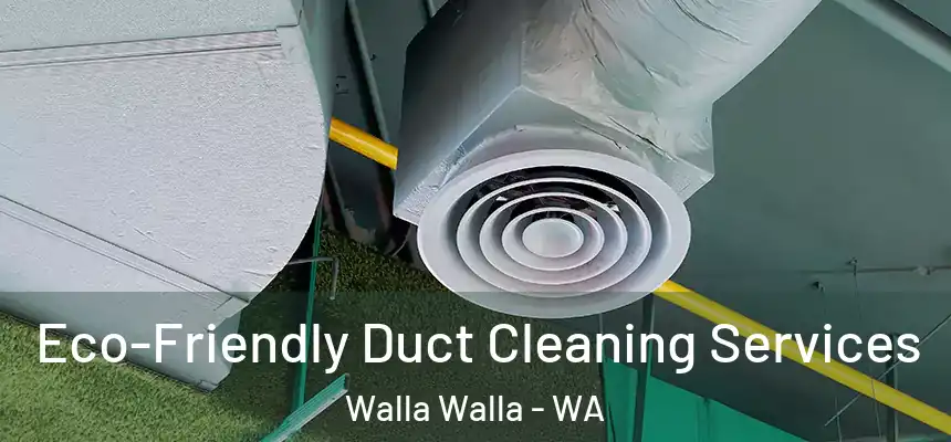  Eco-Friendly Duct Cleaning Services Walla Walla - WA